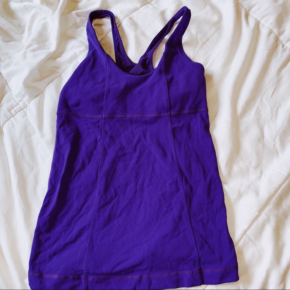 dark purple tank / LULULEMON